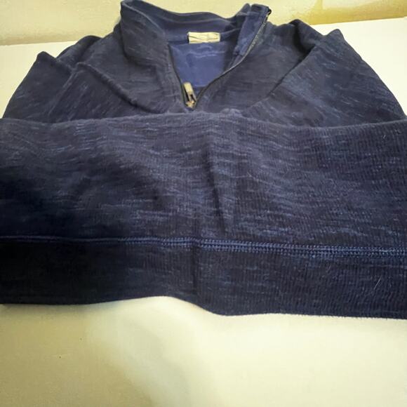 Tommy Bahama Jeans Reversible Dark Blue 1/4 Zip Mens Pullover Sweater Size XXL - Picture 11 of 14